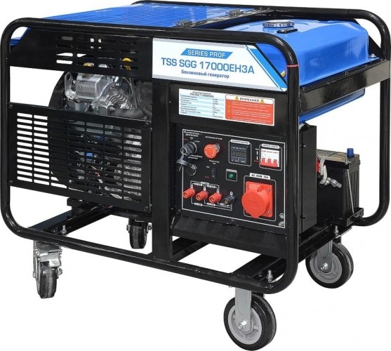 Генератор бензиновый ТСС SGG 17000EH3A 190075, 15.5 кВт, Синий детальное изображение - 1