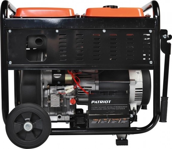 Генератор дизельный с воздушным охлаждением PATRIOT GRD 7500DAW 472732275, открытый, 6.5 кВт, Черный детальное изображение - 8