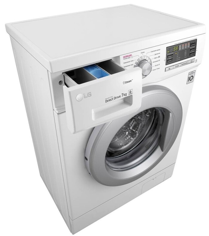 Стиральная машина LG F1296HDS0, Белый №6