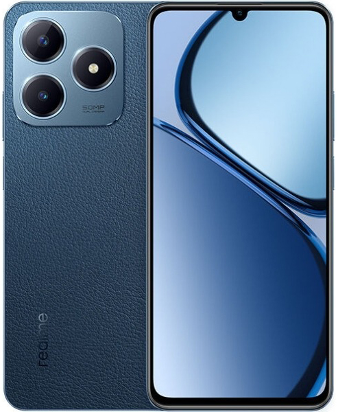 Смартфон Realme C63 6/128 ГБ, Кожаный синий, Dual nano-SIM детальное изображение - 1