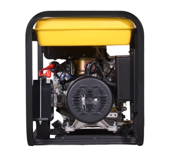 Генератор дизельный с воздушным охлаждением HUTER LDG 5000LX 64/2/7, открытый, 3 кВт, Желтый детальное изображение - 6