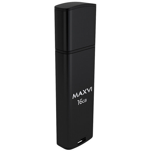 USB Flash накопитель MAXVI MP2 16 ГБ, черный детальное изображение - 2