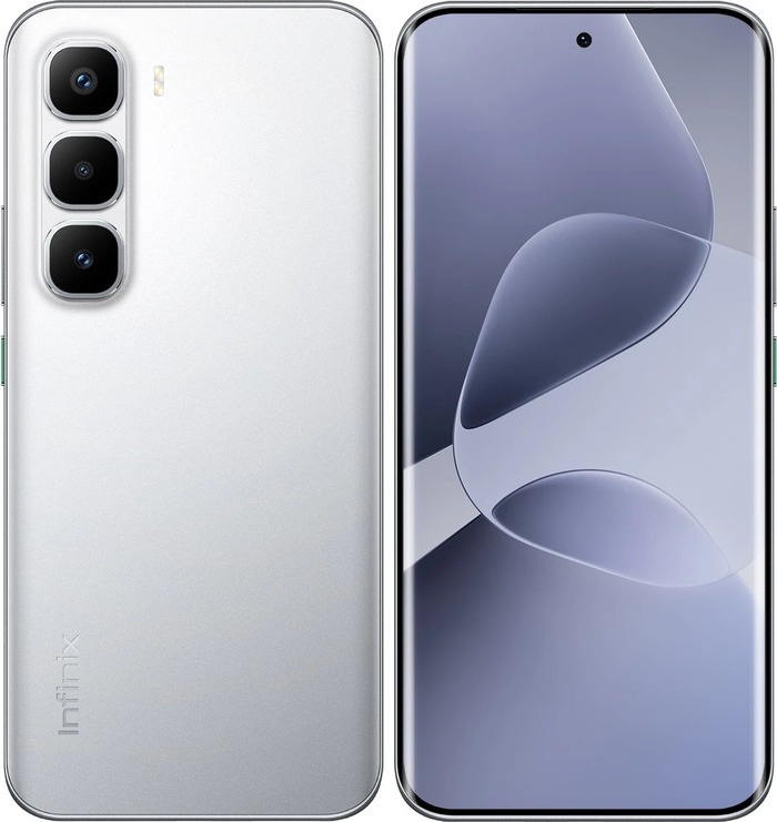 Смартфон Infinix Hot 60 Pro+ 8/256 Гб, Серебристый, Dual nano SIM №1