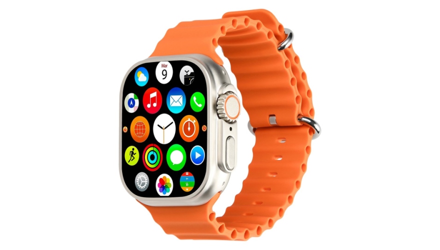 Умные часы TFN t-watch M8 Pro, 47 мм, Оранжевый детальное изображение - 1