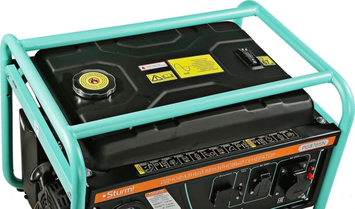 Генератор бензиновый Sturm PG8765N, 5.5 кВт, Зеленый №2