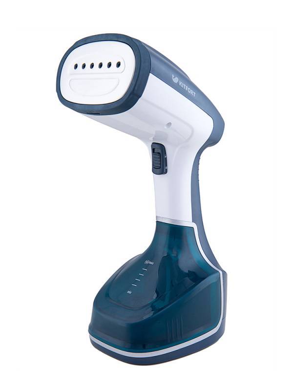 Отпариватель Kitfort КТ-916-1, Синий/белый детальное изображение - 1