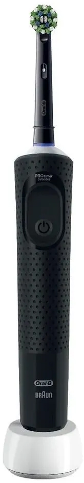 Зубная щётка Oral-B Vitality Pro D103.413.3 + зубная нить Essential floss мятная 50 м, Черный детальное изображение - 2