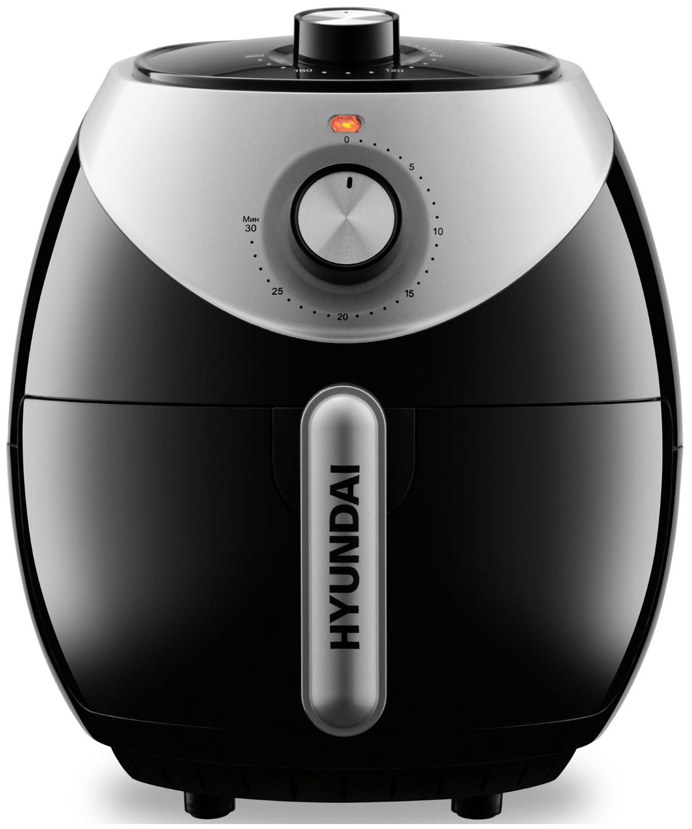Аэрогриль Hyundai HYF-3456, 3,2 л, 1500 Вт, Черный детальное изображение - 1