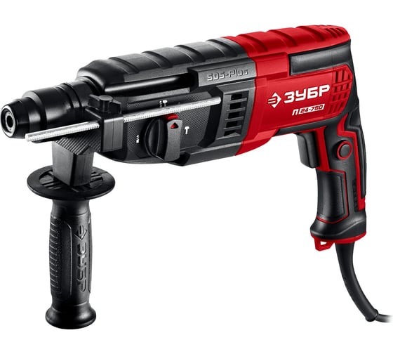 Перфоратор ЗУБР SDS Plus 24 мм П-24-750, 750 Вт, 2,4 Дж, 0-4850 уд/мин детальное изображение - 1