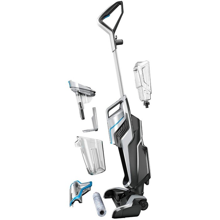 Пылесос вертикальный BISSELL Cordless CrossWave 2582-N, Серебристый №6