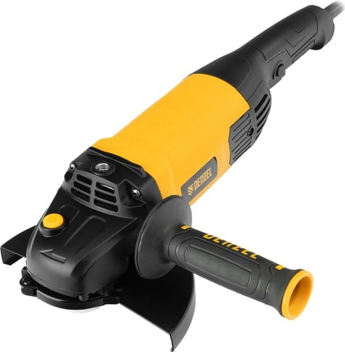Угловая шлифовальная машина DENZEL AG180-2000 26912, 180 мм, 8500 об/мин, 2000 Вт детальное изображение - 1
