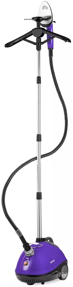 Отпариватель Kitfort КТ-9123-1, Черный/фиолетовый детальное изображение - 1