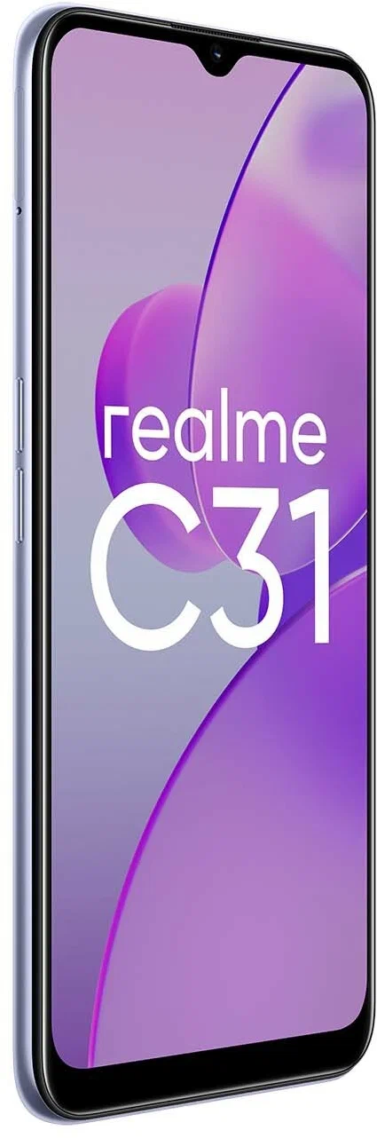 Смартфон Realme C31 32 ГБ, Light Silver, nano-Sim+eSIM детальное изображение - 4