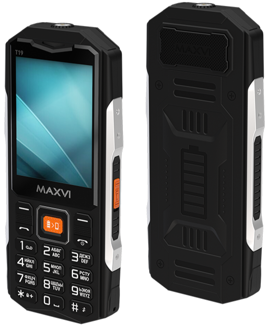Мобильный телефон MAXVI T19, 32 Мб, Черный, Dual mini-SIM детальное изображение - 3