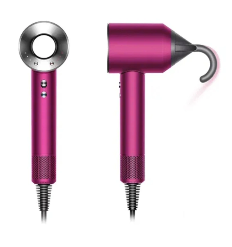Фен Dyson Supersonic HD07 EU, Fuchsia/Nickel, Розовый/Серебристый детальное изображение - 4