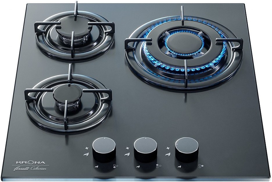 Варочная поверхность Krona CORTESIA 45 BL, Черный детальное изображение - 2