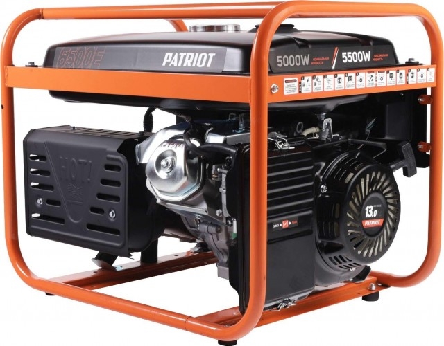 Генератор бензиновый PATRIOT GRS 6500E 476102271, 5 кВт, Оранжевый детальное изображение - 4