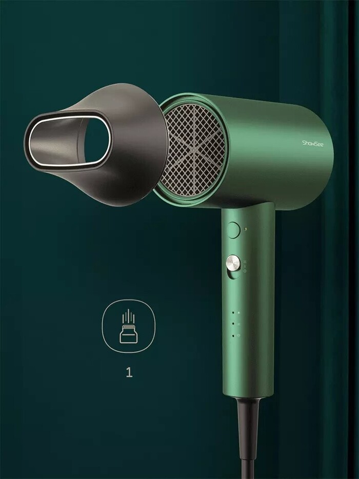 Фен Xiaomi ShowSee Hair Dryer A5, Зеленый №3