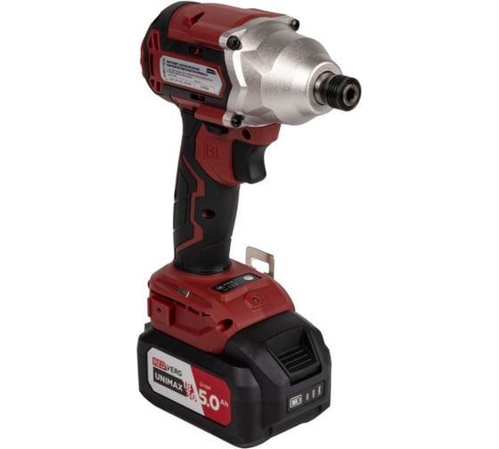 Винтоверт аккумуляторный ударный бесщеточный REDVERG RD-IDR18BLK/U 00006686448, 18 В детальное изображение - 1