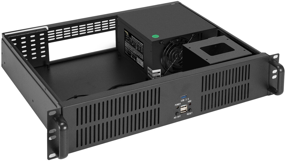 Серверный корпус ExeGate Pro 2U350-33/800PAS, 800 Вт, Черный детальное изображение - 2