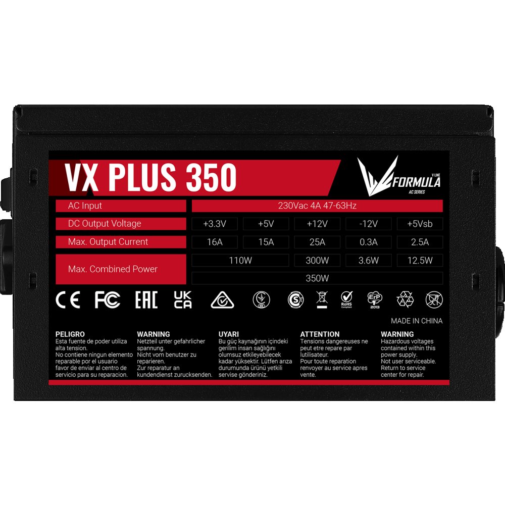 Блок питания Formula VX-350 PLUS, 350 Вт детальное изображение - 5