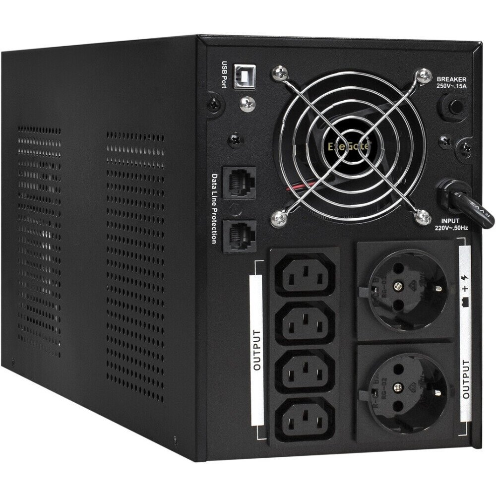 ИБП ExeGate SpecialPro Smart LLB-3000.LCD.AVR.2SH.4C13.RJ.USB детальное изображение - 2