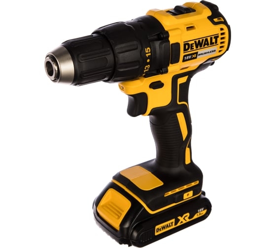 Аккумуляторная дрель-шуруповерт DeWALT DCD777S2TC-QW, 18 В, 65 Нм, 1.5 А·ч детальное изображение - 1