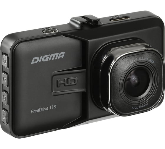 Видеорегистратор DIGMA FreeDrive 118, 1920x1080 Full HD dpi, MicroSD, 32 ГБ, Черный детальное изображение - 7