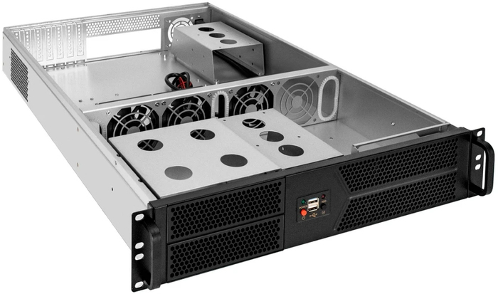 Серверный корпус ExeGate Pro 2U650-05, без БП, Черный №2