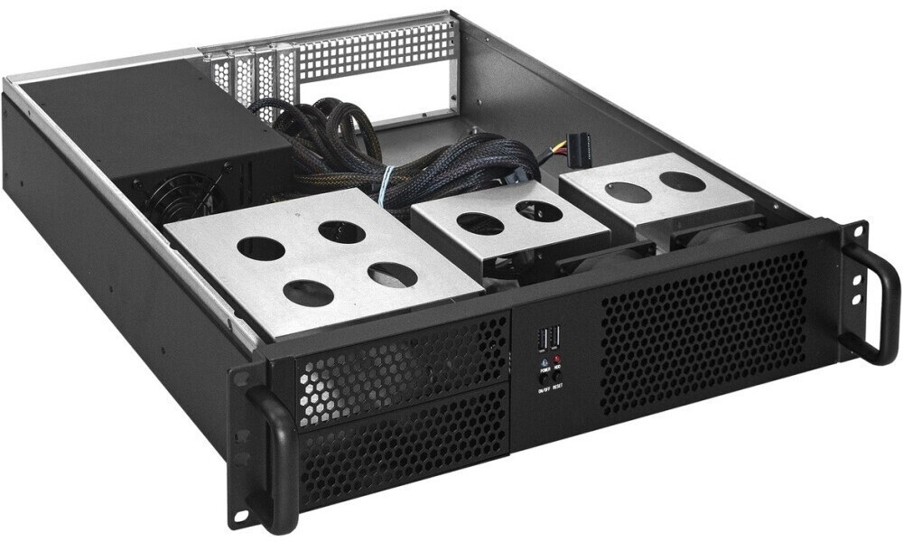 Серверный корпус ExeGate Pro 2U390-04/600ADS, 600 Вт, Черный детальное изображение - 3