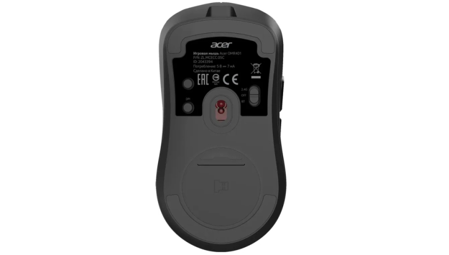 Беспроводная мышь Acer OMR401, Черный детальное изображение - 3