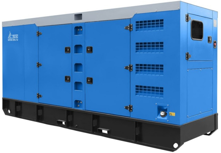 Генератор дизельный ТСС АД-300С-Т400-1РКМ5 ПРОФ (TTST 420TS ST) 040446, в кожухе, 300 кВт, Синий детальное изображение - 1