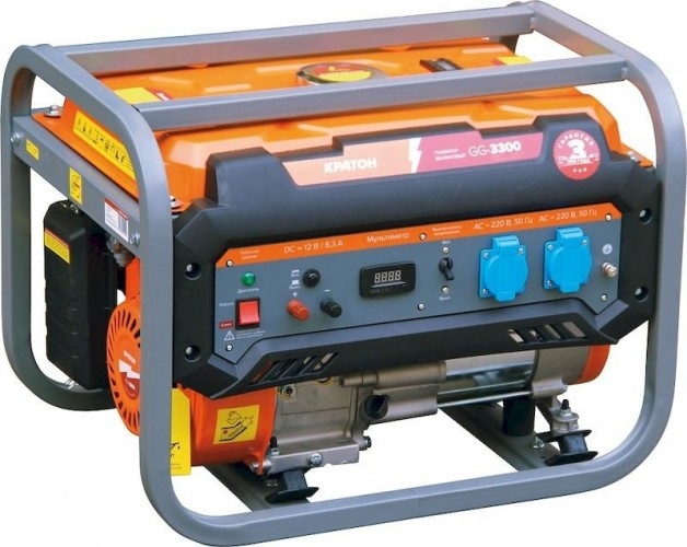 Генератор бензиновый Кратон GG-3300 3 08 01 040, 2.8 кВт, Оранжевый детальное изображение - 1