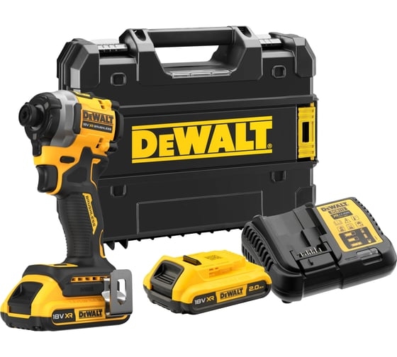 Аккумуляторный ударный гайковерт DeWALT DCF850D2T-QW, 18 В, 206 Нм, 2 А·ч детальное изображение - 1