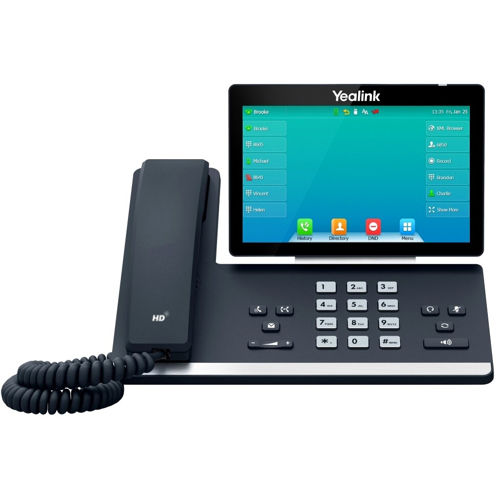 VoIP-телефон Yealink SIP-T57W, Черный детальное изображение - 1