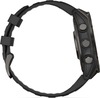 Смарт-часы Garmin Fenix 8 AMOLED Sapphire DLC, 47 мм, угольно-черный, пепельно-черный силиконовый ремешок вариант - 5