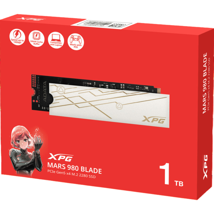 Накопитель SSD ADATA XPG MARS 980 BLADE SMAR-980B-4TCS, 4 Тб детальное изображение - 8
