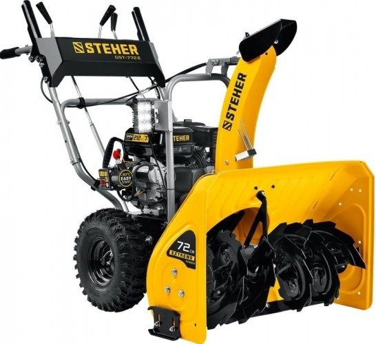 Снегоуборщик бензиновый STEHER EXTREM GST-772E 72 см GST-772E, 7 л.с., 5151 Вт, Желтый/Черный детальное изображение - 2