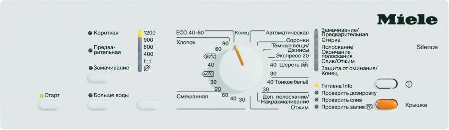 Стиральная машина Miele WW 610 WCS, Белый детальное изображение - 2