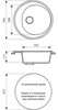 Кухонная мойка Gran-Stone GS-08  вариант - 2
