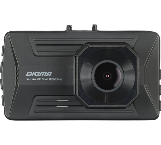 Видеорегистратор DIGMA GP6248 FreeDrive 208 DUAL Night FHD, 2-х канальный, 1920x1080 Full HD dpi, MicroSD, 32 ГБ, Черный детальное изображение - 1