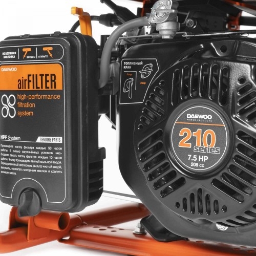 Генератор бензиновый DAEWOO GDA 3500, 2.8 кВт, Оранжевый детальное изображение - 11