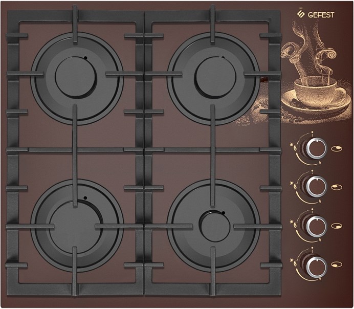 Газовая варочная панель Gefest CBH 2230 K16, Черный детальное изображение - 2