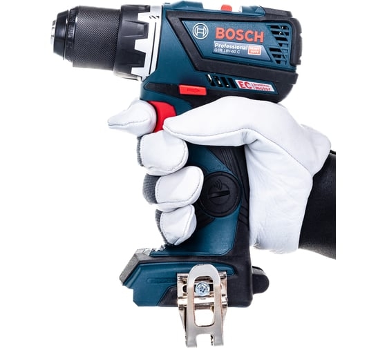 Аккумуляторная дрель-шуруповерт Bosch GSR 18V-60 C Solo, 18 В, 60 Нм, 06019G1102 детальное изображение - 8