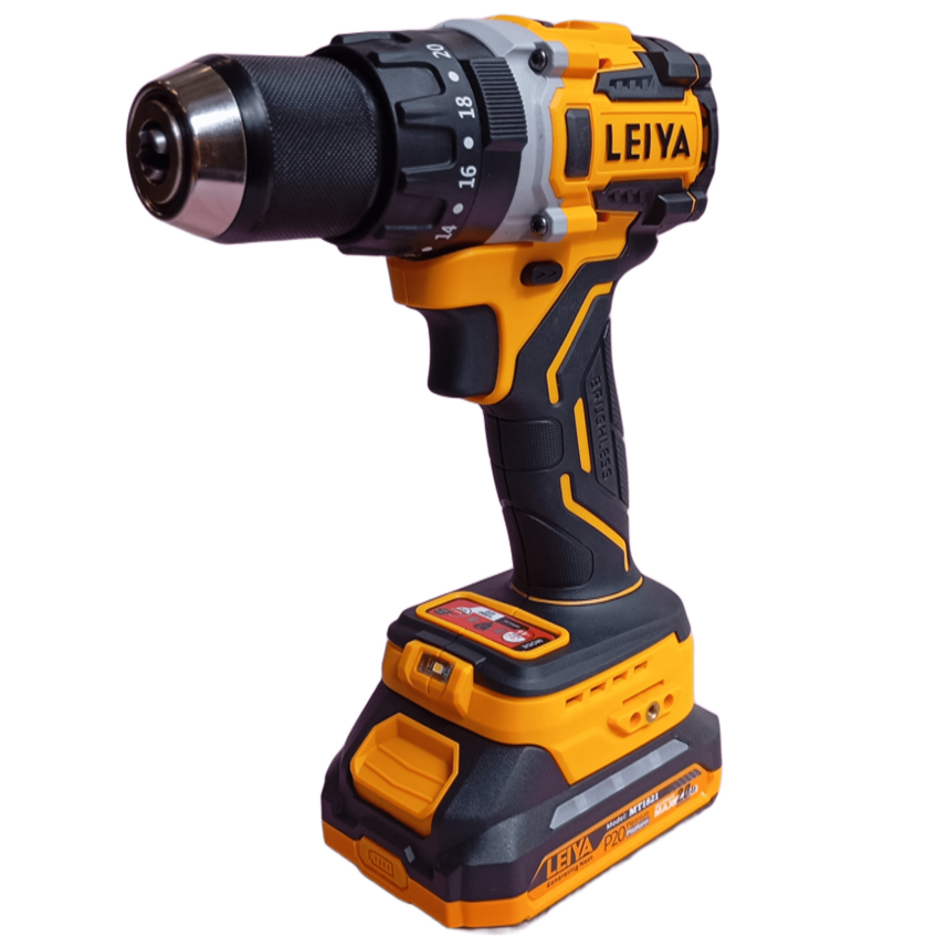 Аккумуляторная дрель-шуруповерт LEIYA LY-C3221 1020, 18 В, 85 Нм, 2 А·ч детальное изображение - 1
