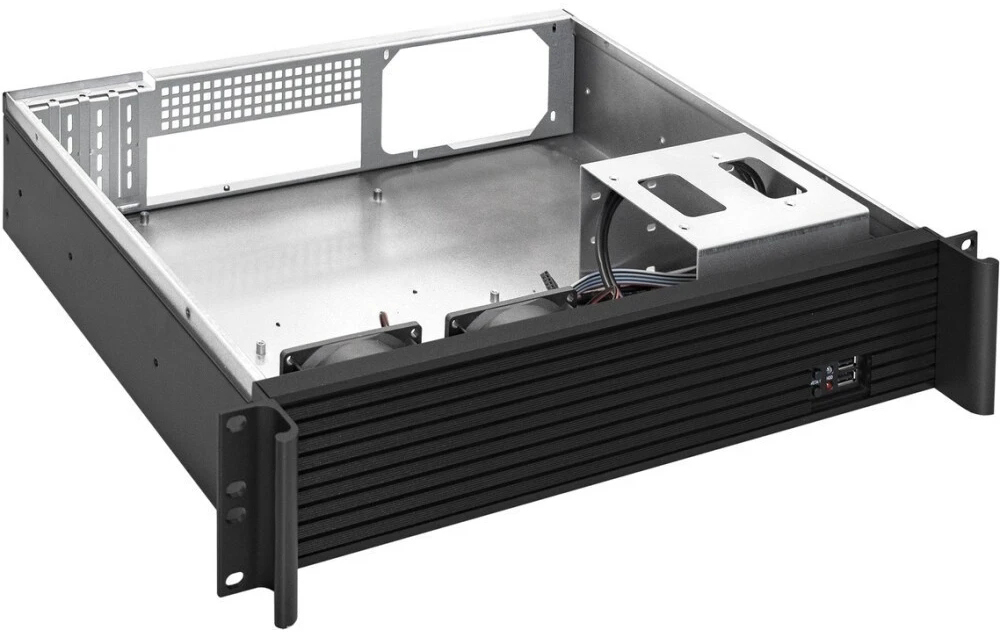Серверный корпус ExeGate Pro 2U350-03, без БП, Черный детальное изображение - 2
