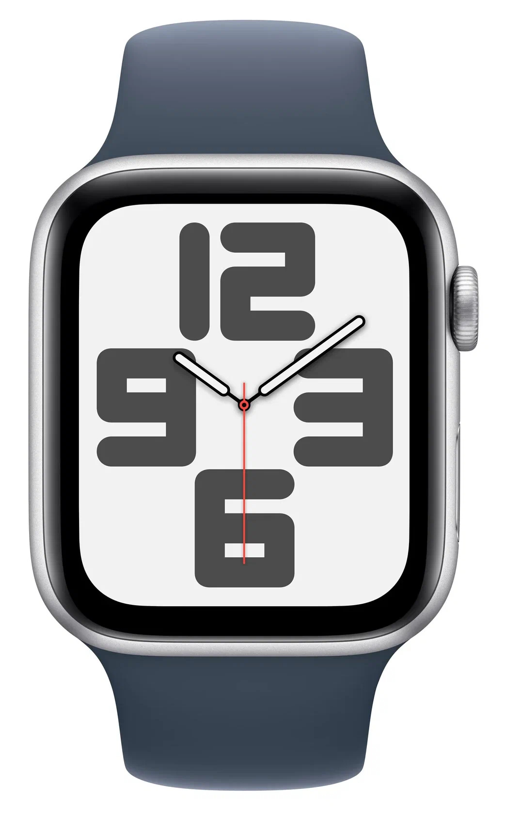 Умные часы Apple Watch Series SE 2023 40 мм Silver Aluminum Case with Storm Blue Sport Band, Серебристый детальное изображение - 2