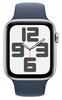 Умные часы Apple Watch Series SE 2023 40 мм Silver Aluminum Case with Storm Blue Sport Band, Серебристый вариант - 2
