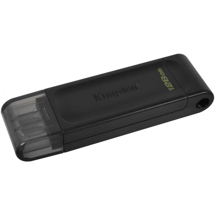 USB Flash накопитель Kingston DataTraveler DT70 (DT70/128 ГБ) 128 ГБ, черный №1