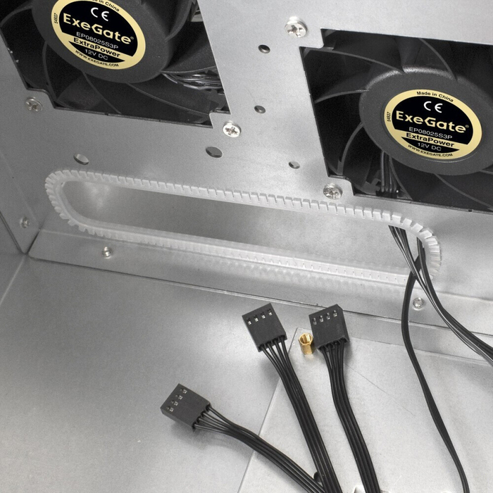 Серверный корпус ExeGate Pro 4U660-HS24/Redundant 2x550W, 550 Вт, Черный №12